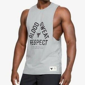 Under Armour Men's Project Rock Blood Sweat Respect Tank Top